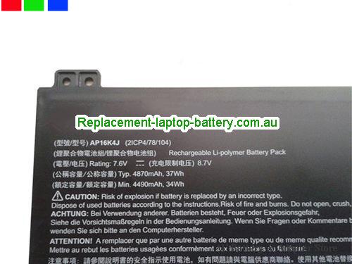  image 2 for Battery Chromebook Spin 11 R751T-C6LD, Australia ACER Chromebook Spin 11 R751T-C6LD Laptop Battery In Stock With Low Price