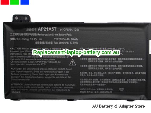  image 4 for Battery Predator Helios 16 PH16-71-74UU, Australia ACER Predator Helios 16 PH16-71-74UU Laptop Battery In Stock With Low Price