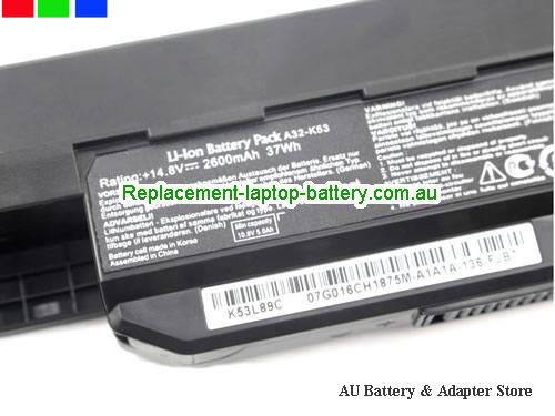  image 2 for Battery A43BR, Australia ASUS A43BR Laptop Battery In Stock With Low Price