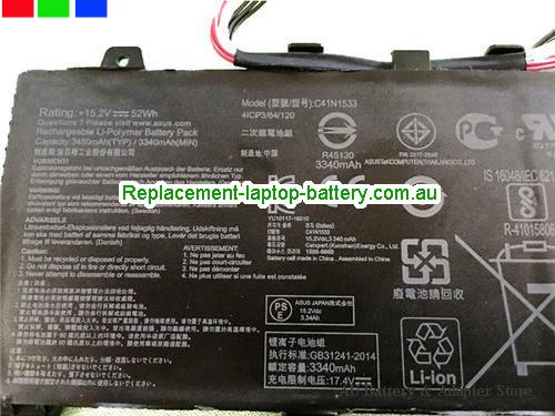  image 2 for Battery ZenBook Flip UX560UX-FZ025T, Australia ASUS ZenBook Flip UX560UX-FZ025T Laptop Battery In Stock With Low Price