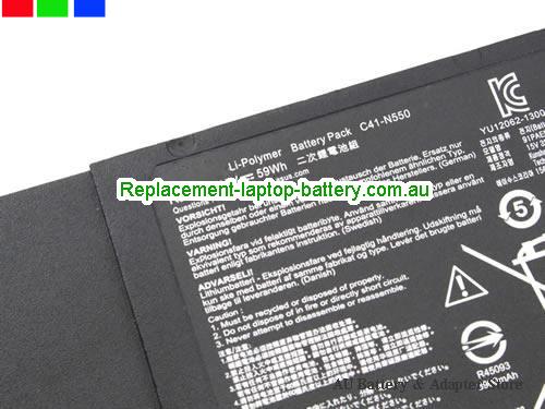  image 2 for Battery N550JK-DB74T, Australia ASUS N550JK-DB74T Laptop Battery In Stock With Low Price