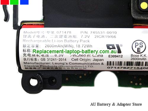  image 2 for Battery Soundlink Revolve, Australia BOSE Soundlink Revolve Laptop Battery In Stock With Low Price