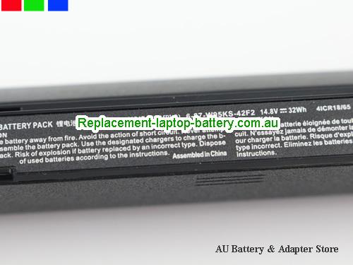  image 2 for Battery W950BU, Australia CLEVO W950BU Laptop Battery In Stock With Low Price