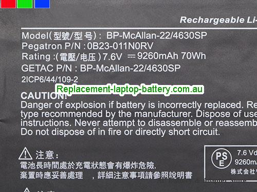  image 4 for Battery MobileStation 16 Pro, Australia WACOM MobileStation 16 Pro Laptop Battery In Stock With Low Price