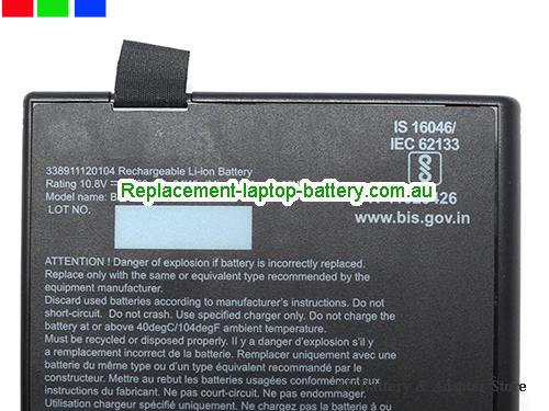  image 2 for Battery BP-LP2900/3301Pl, Australia GETAC BP-LP2900/3301Pl Laptop Battery In Stock With Low Price