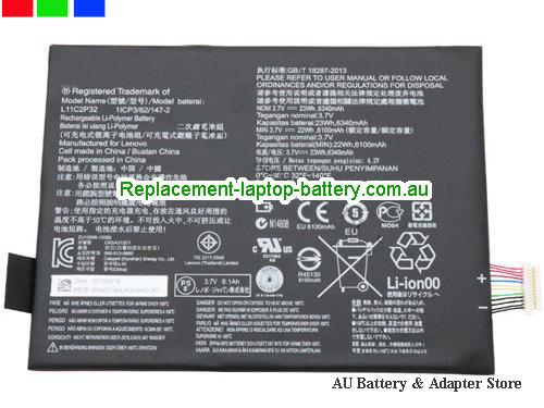  image 1 for Battery A7600-F, Australia LENOVO A7600-F Laptop Battery In Stock With Low Price