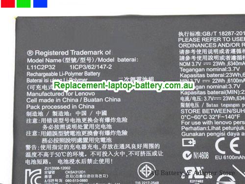  image 2 for Battery A7600-F, Australia LENOVO A7600-F Laptop Battery In Stock With Low Price