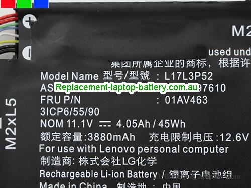  image 2 for Battery 01AV463, Australia LENOVO 01AV463 Laptop Battery In Stock With Low Price