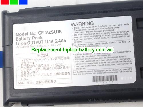  image 5 for Battery CFVZSU18, Australia PANASONIC CFVZSU18 Laptop Battery In Stock With Low Price