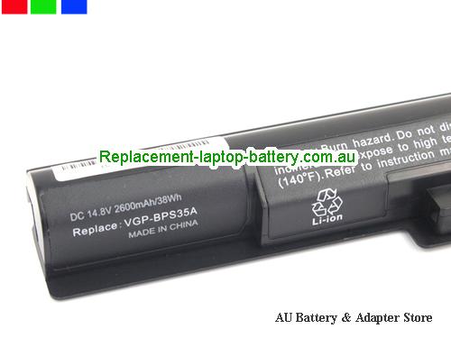  image 2 for Battery VAIO SVF1421V1E, Australia SONY VAIO SVF1421V1E Laptop Battery In Stock With Low Price