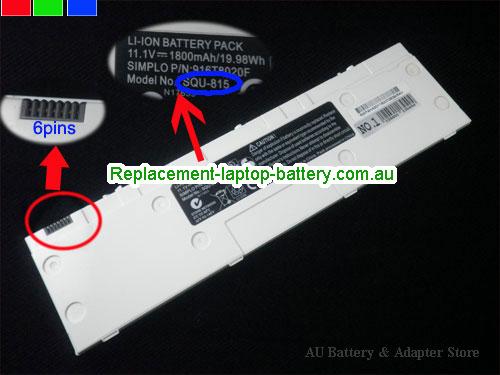  image 1 for Battery SQU-815, Australia TAIWAN MOBILE SQU-815 Laptop Battery In Stock With Low Price