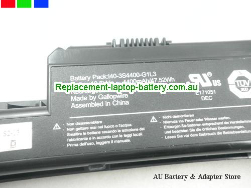  image 5 for Battery I40-3S4400-G1L3, Australia UNIWILL I40-3S4400-G1L3 Laptop Battery In Stock With Low Price