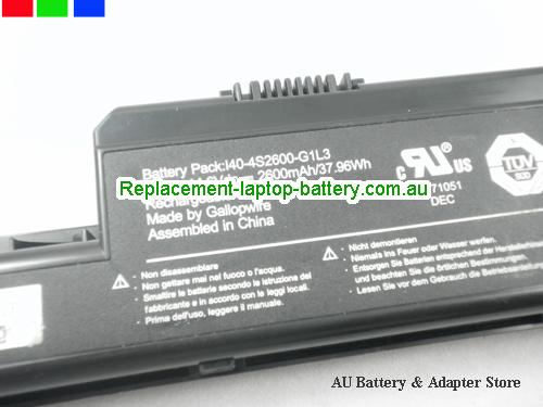  image 5 of Uniwill I40-4S2600-G1L3 14.6V 2600mah, 37.96wh Made by Gallopwrie Battery