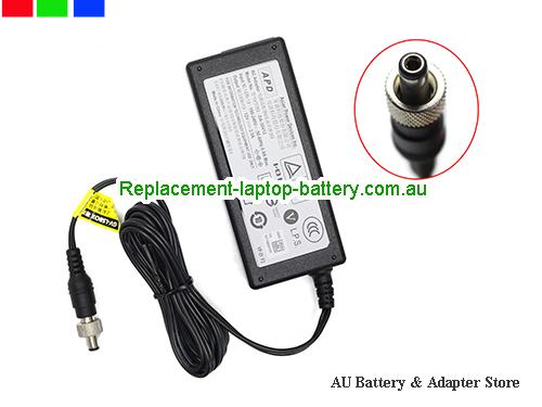  Genuine APD  12V 2.5A Laptop AC Adapter APD12V2.5A30W-5.5x2.1mm-Metal