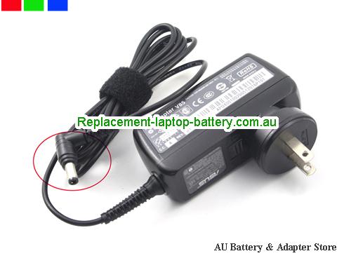  Genuine ASUS  19V 1.75A Laptop AC Adapter ASUS19V1.75A33W-5.5x2.5mm-Shaver