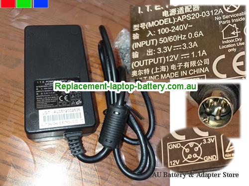  Genuine AULT  12V 1.1A Laptop AC Adapter AULT12v1.1A24W-4Pins-APS20