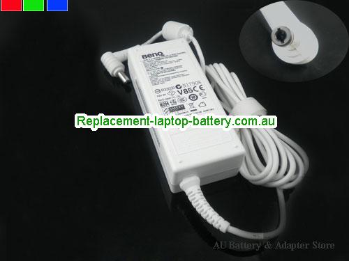  Genuine BENQ  19V 3.42A Laptop AC Adapter BENQ19V3.42A65W-5.5x2.5mm-W
