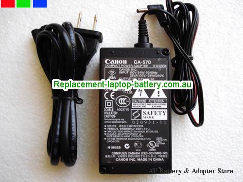  Original FS22 DUAL FLASH MEMORY, CANON FS22 DUAL FLASH MEMORY ac adapter 8.4V 1.5A 12.6W