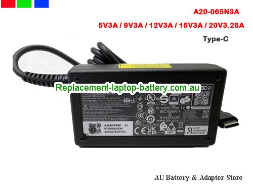  Original A065RP99P, CHICONY A065RP99P ac adapter 20V 3.25A 65W