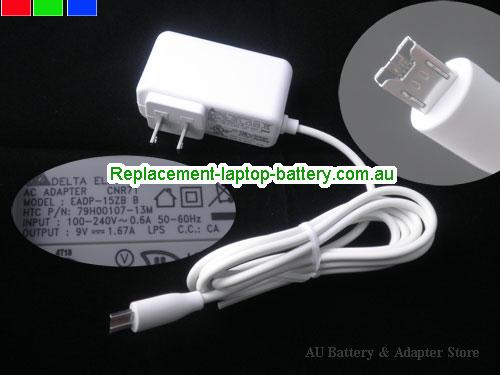  Genuine DELTA  9V 1.67A Laptop AC Adapter DELTA9V1.67A15W-HTC-US-W