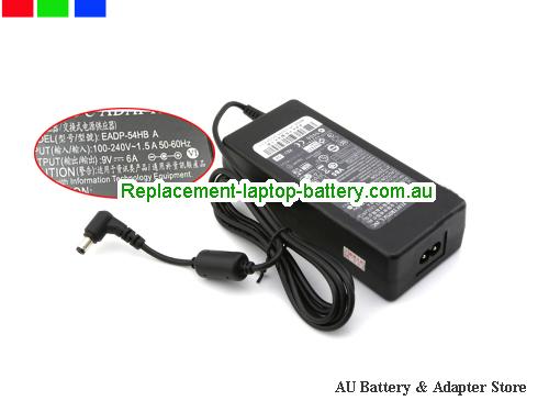 Original EADP-54HB A, DELTA EADP-54HB A ac adapter 9V 6A 54W