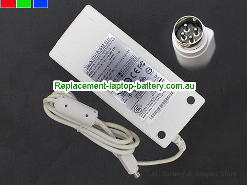 AU  Original Genuine white Edac EA11001A-120 AC Adapter 12v 7.5A 90W Round with 4 Pins Power Supply