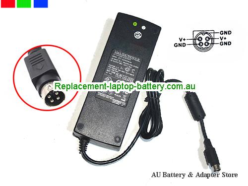 AU  Original Genuine EDAC EA11353D-190 Ac Adapter 19v 7.89a 150w Power Supply Round with 4 Pins