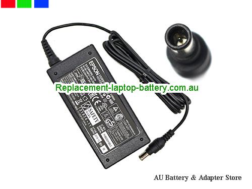  Genuine EPSON  24V 1.37A Laptop AC Adapter EPSON24V1.37A40W-6.5x4.4mm