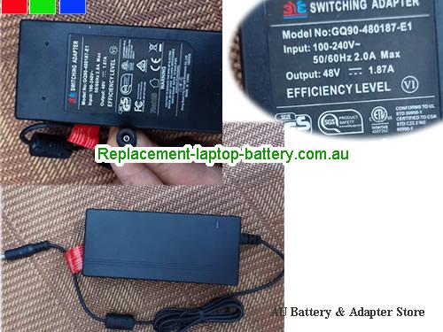 Genuine EYE  48V 1.87A Laptop AC Adapter EYE48V1.87A90W-GQ90-480187-E1