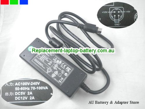 AU  Original Replacement for Flypower Power Supply SPP34-12.0 DC5V 2A DC12V 2A AN50077101