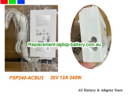  Genuine FSP  20V 12A Laptop AC Adapter FSP20V12A240W-5.5x2.5mm-GAN-W