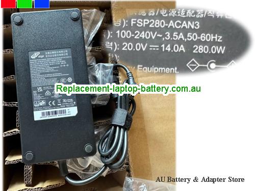 Genuine FSP  20V 14A Laptop AC Adapter FSP20V14A280W-5.5x2.5mm
