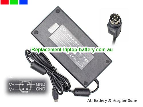 AU  Original Genuine FSP FSP180-AAAN1 Switching Power Adapter 24v 7.5A Round with 4 Pin AC Adapter