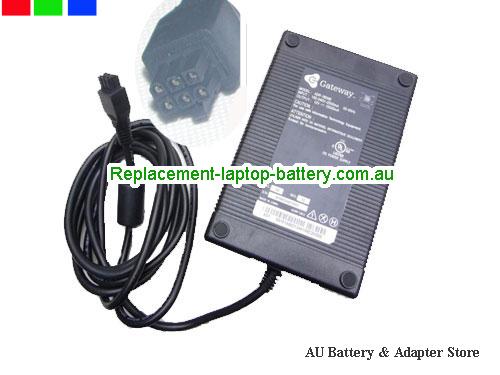  Genuine GATEWAY  12V 15A Laptop AC Adapter GATEWAY12V15A180W-6hole