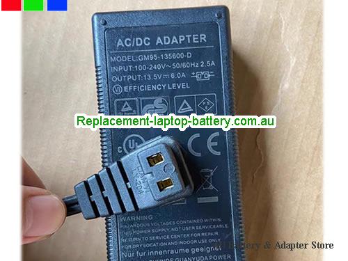  Genuine GVE  13.5V 6A Laptop AC Adapter GVE13.5V6A81W-RF-2Holes