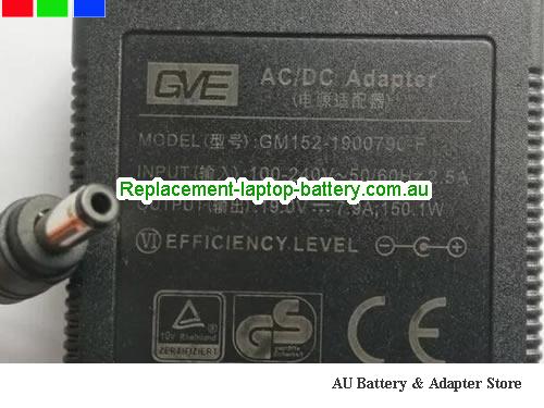 AU  Original Genuine GVE GM152-1900790-F Ac Adapter 19V 7.9A 150W Power Adapter