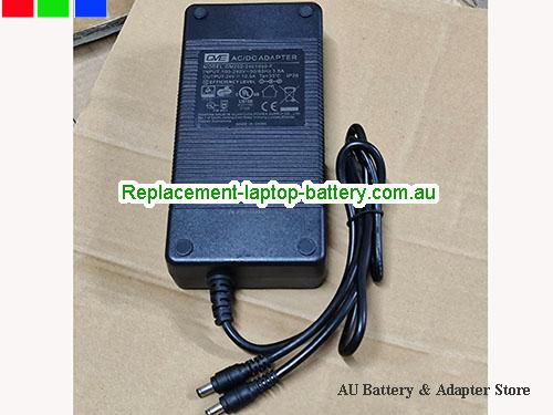 AU  Original Genuine GVE GM252-2401050-F AC/DC Adapter 24v 10.5A 252W Power Supply With 2 Lines Output