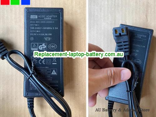 AU  Original Genuine GVE GM95-240400-D AC/DC Adapter for Car Refrigerator 24.0v 4.0A 96.0W