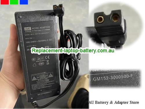AU  Original Genuine GVE GM152-3000500-F Ac/DC Adapter 30v 5A 150W Power Supply