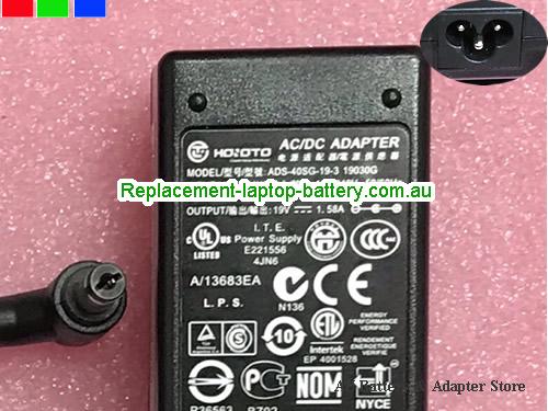  Original ADS-40S1-19-3 19030E, HOIOTO ADS-40S1-19-3 19030E ac adapter 19V 1.58A 30W