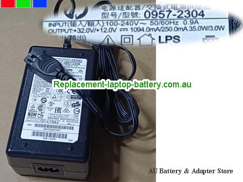  Genuine HP  32V 1.094A Laptop AC Adapter HP32V1.094A35W-Molex-3Pins