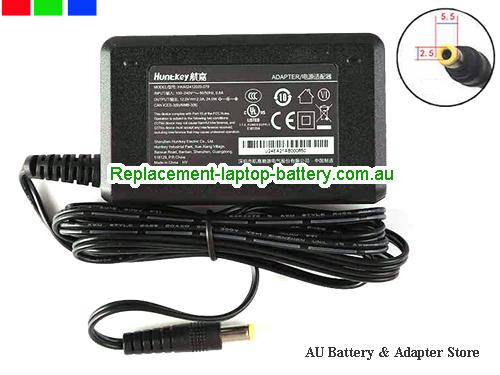 AU  Original Genuine Huntkey HKA02412020-078 Ac Adapter 12v 2A 24W Power Supply