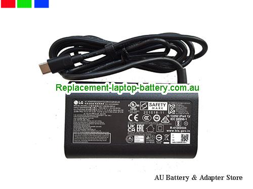 AU  Original Genuine ADT-65DSU-D03-2 AC Adapter 65W Type C 20v 3.25A for Lg Gram 2021 Notebook
