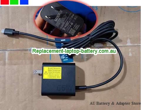 AU  Original Genuine US Liteon PA-1650-55 AC Adapter Type-c 65W Power Supply Max 20V 3.25A