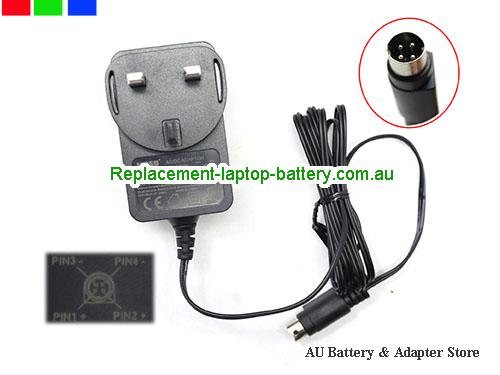  Genuine MOSO  12V 5A Laptop AC Adapter MOSO12V1.5A18W-4PIN-UK