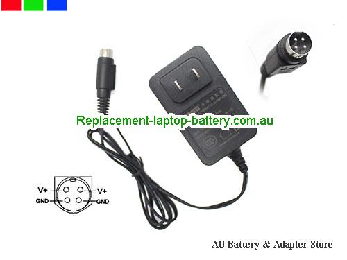 AU  Original XKD-C1500IC12.0-18B-CN AC Adapter MOSO 12.0v 1.5A for Monitor 4 Pin
