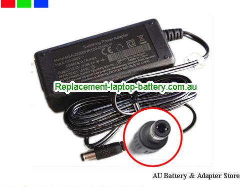 AU  Original Genuine MSA-Z2000WR120-024B0-P ac adapter 12v 2A Moso 24W PSU Switching Adapter