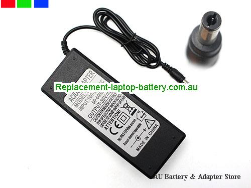 AU  Original NoBrand 3030 AC Adapter 30v 3A 90W Power Supply for LED light strip, water pump RO water purifier, speaker