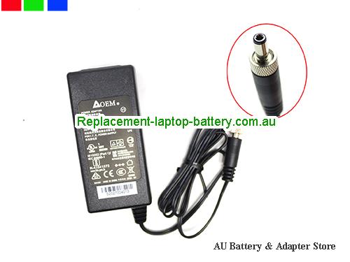AU  Original Genuine OEM A0403TD-120033 AC Adapter 12v 3.34A 40W with 5525 Metal lock for Aaeon Computer