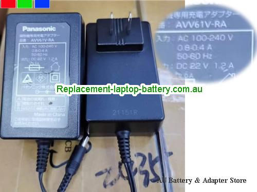 AU  Original Genuine Panasonic AVV61V-RA Ac Adapter 22v 1.2A 22W Power Adapter